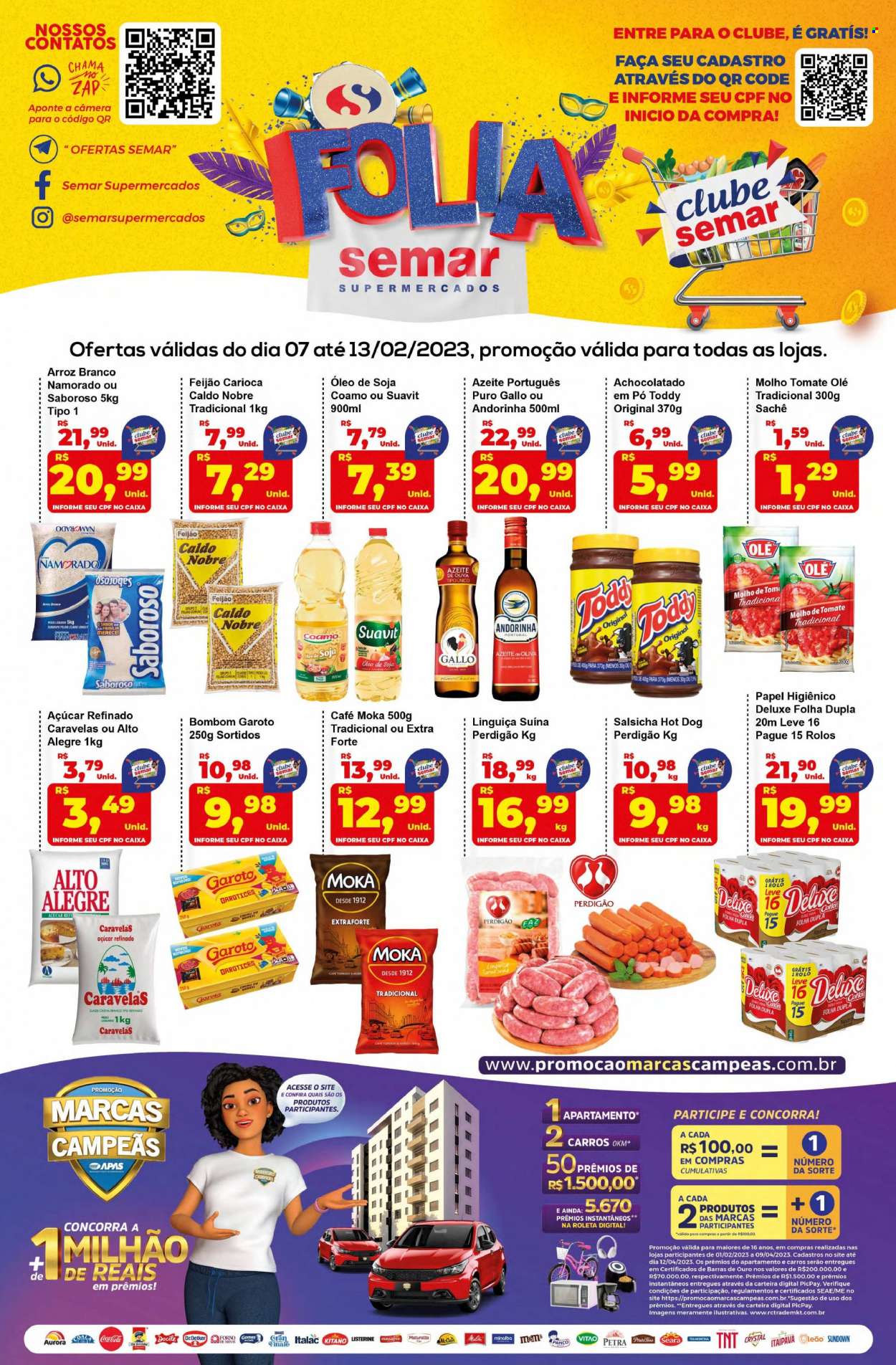 Encarte Semar Supermercados  - 07.02.2023 - 13.02.2023.