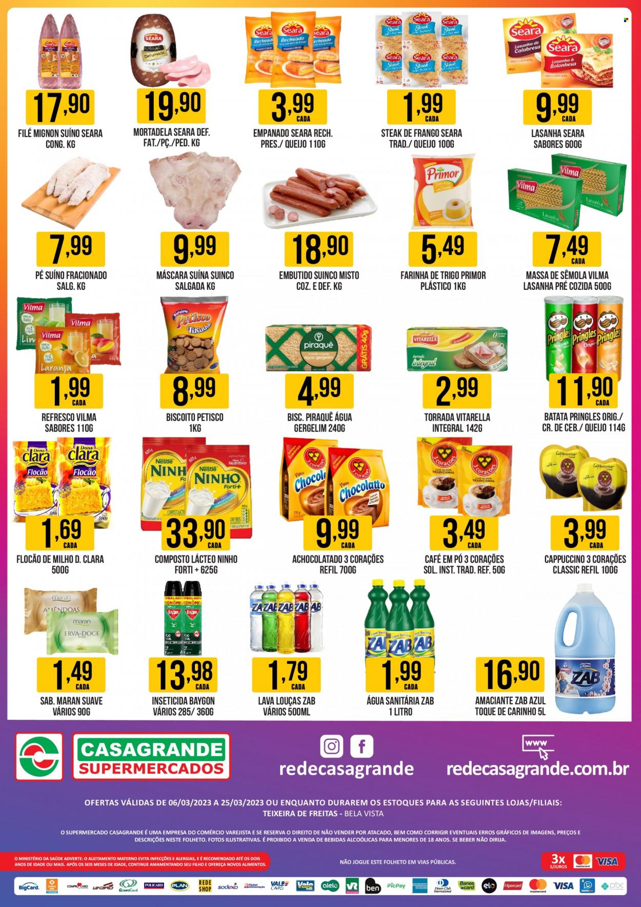 Encarte Casagrande Supermercados  - 06.03.2023 - 25.03.2023.