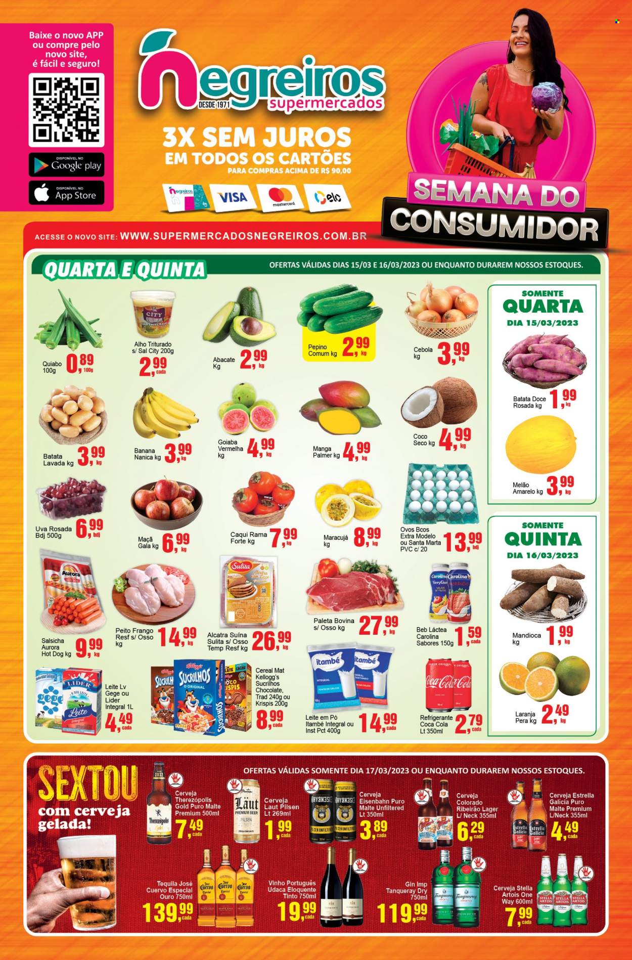 Encarte Supermercado Negreiros  - 15.03.2023 - 21.03.2023.