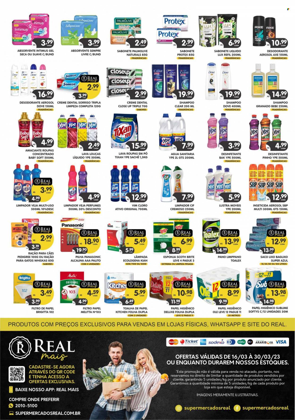 Encarte Supermercados Real  - 16.03.2023 - 30.03.2023.
