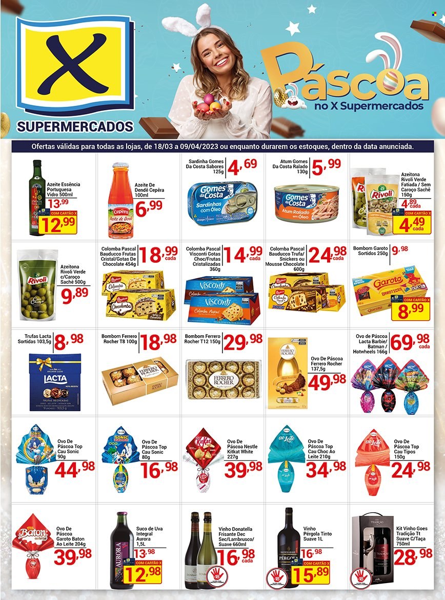 Encarte X Supermercados  - 18.03.2023 - 09.04.2023.