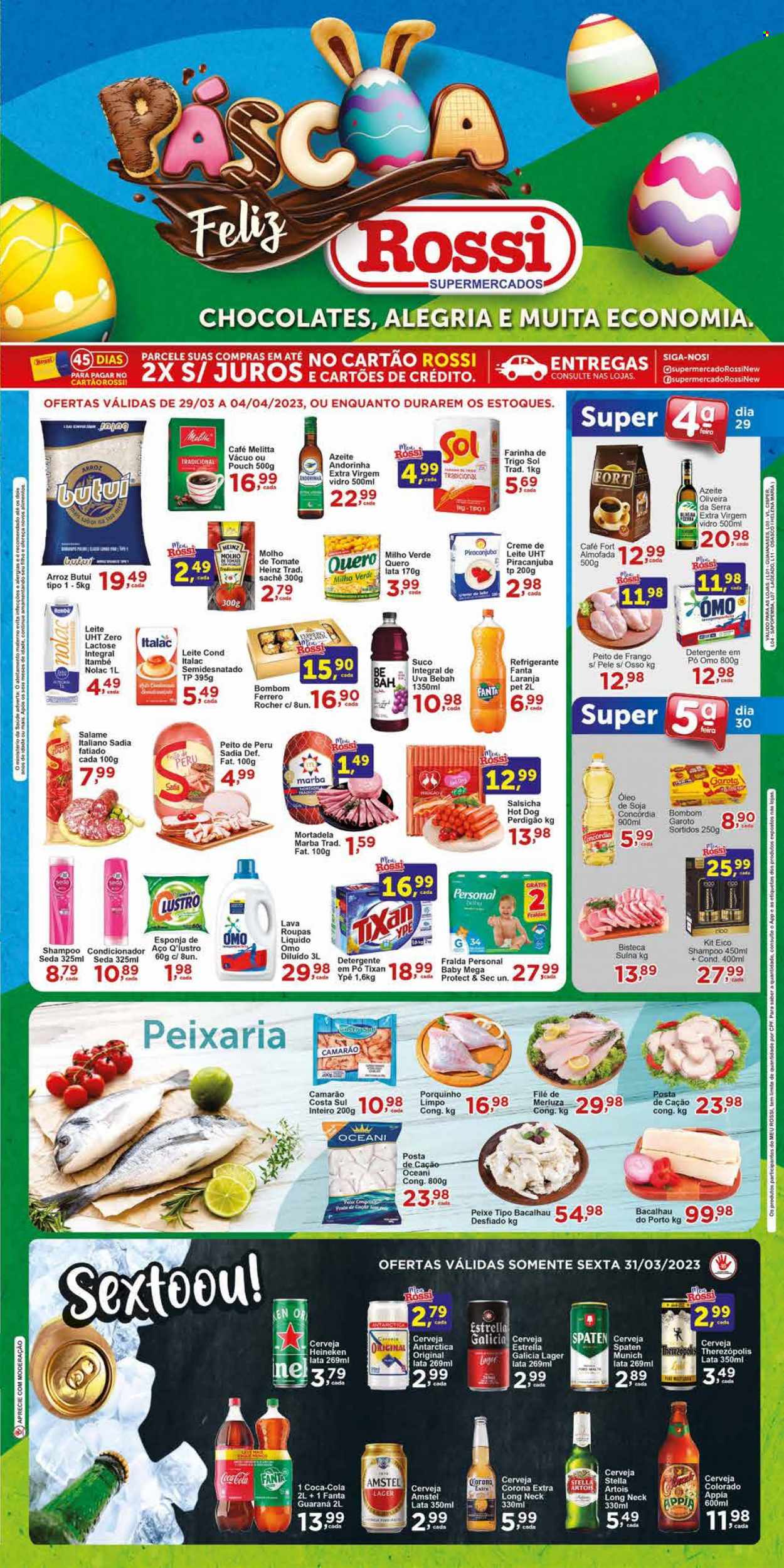 Encarte Rossi Supermercados  - 29.03.2023 - 04.04.2023.