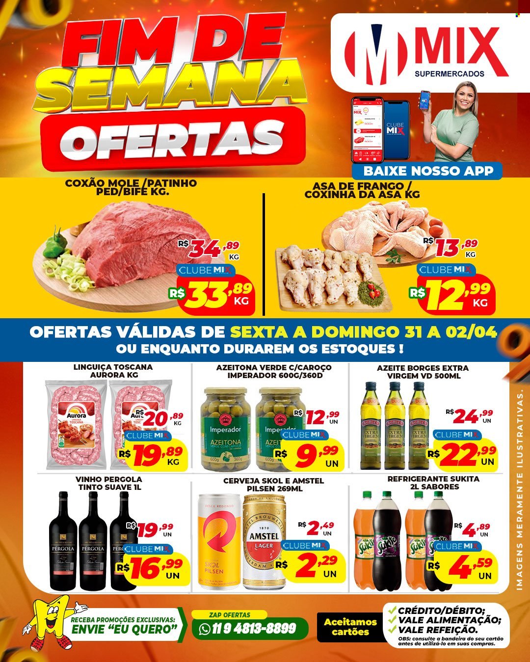 Encarte Mix Supermercados  - 31.03.2023 - 02.04.2023.