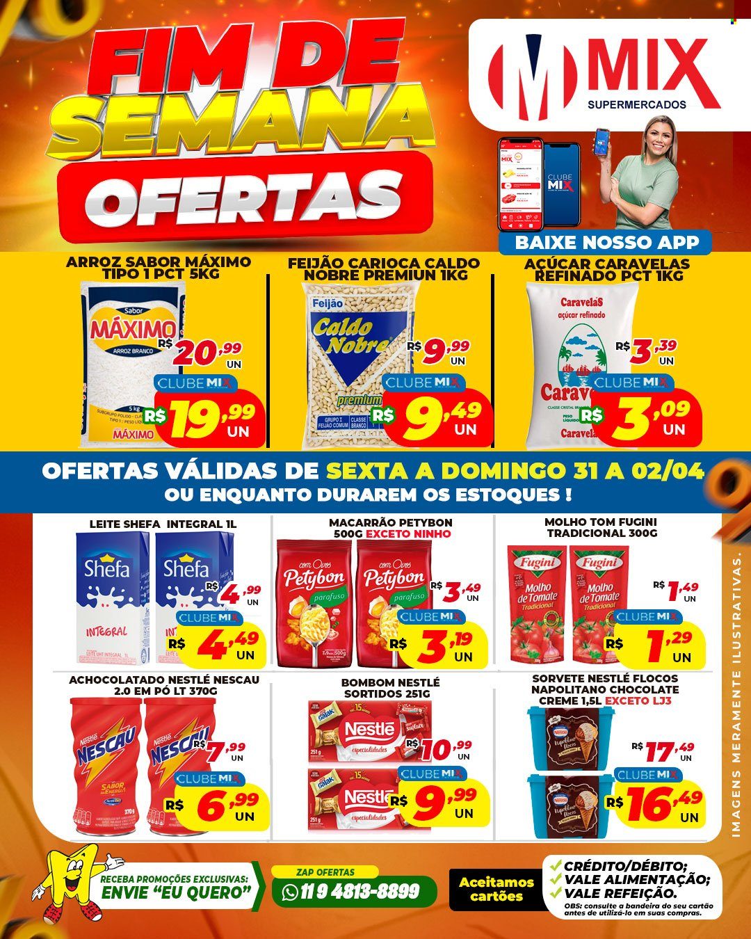 Encarte Mix Supermercados  - 31.03.2023 - 02.04.2023.