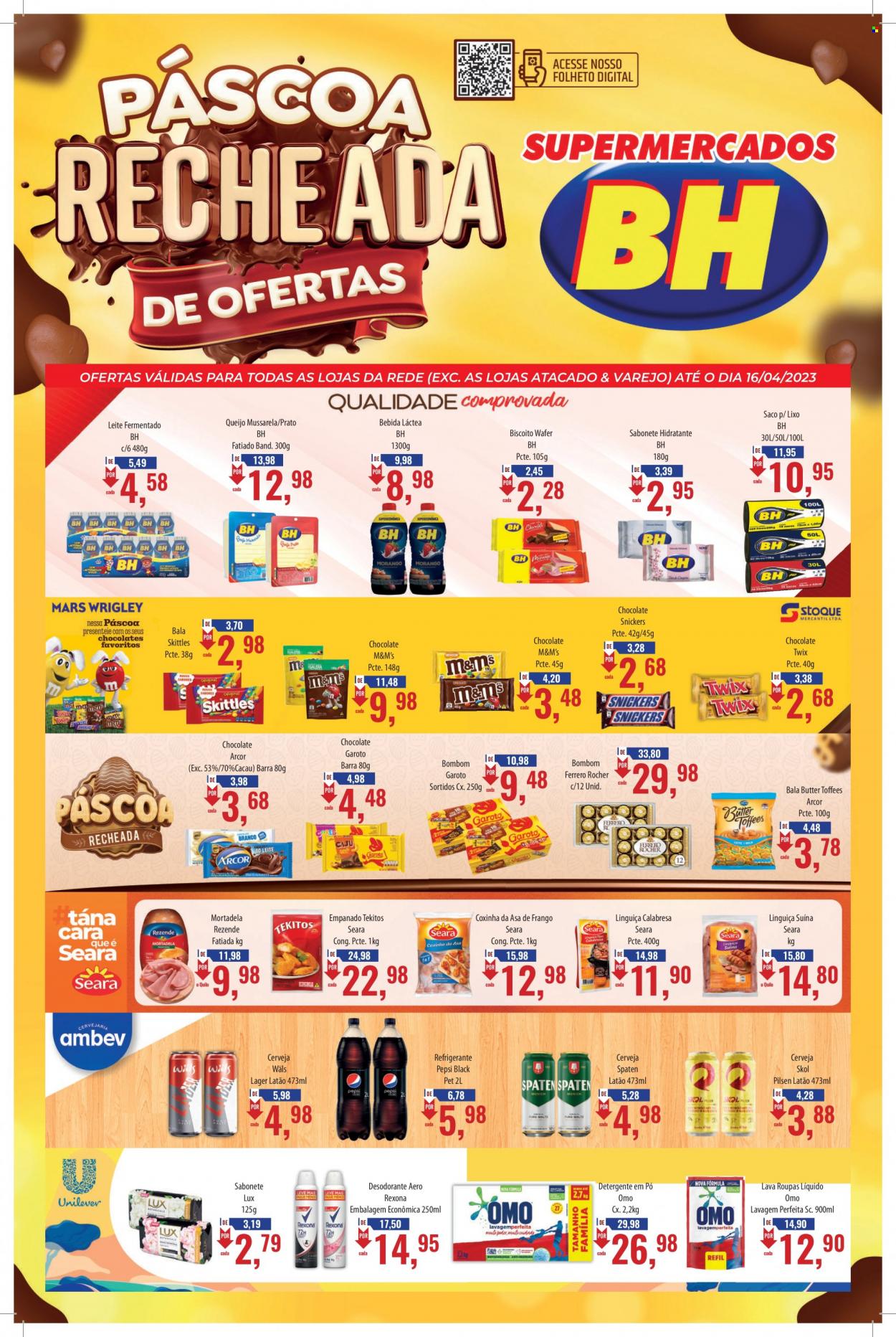 Encarte Supermercados BH  - 31.03.2023 - 16.04.2023.