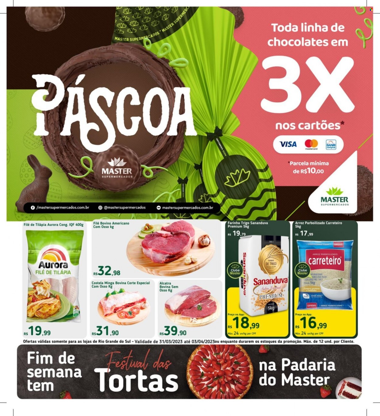 Encarte Master Supermercados  - 31.03.2023 - 03.04.2023.