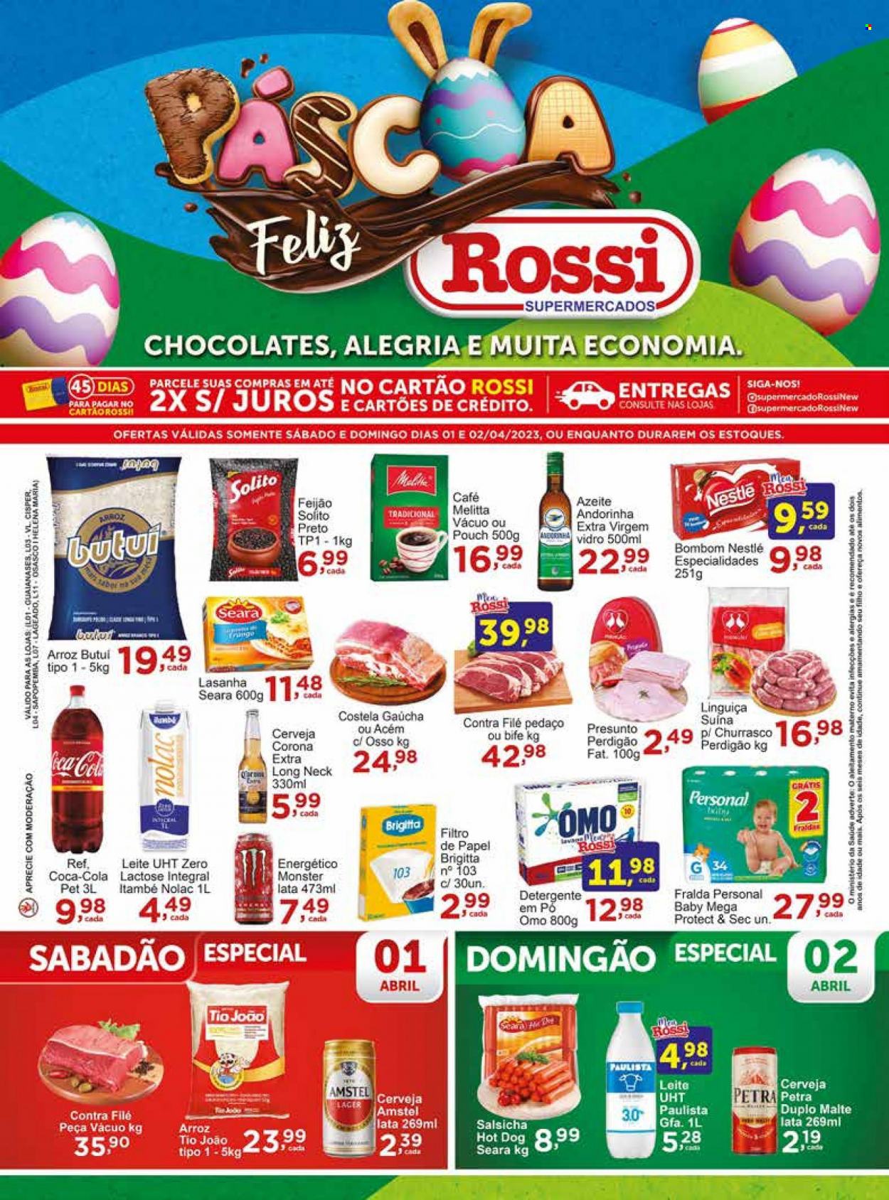 Encarte Rossi Supermercados  - 01.04.2023 - 02.04.2023.