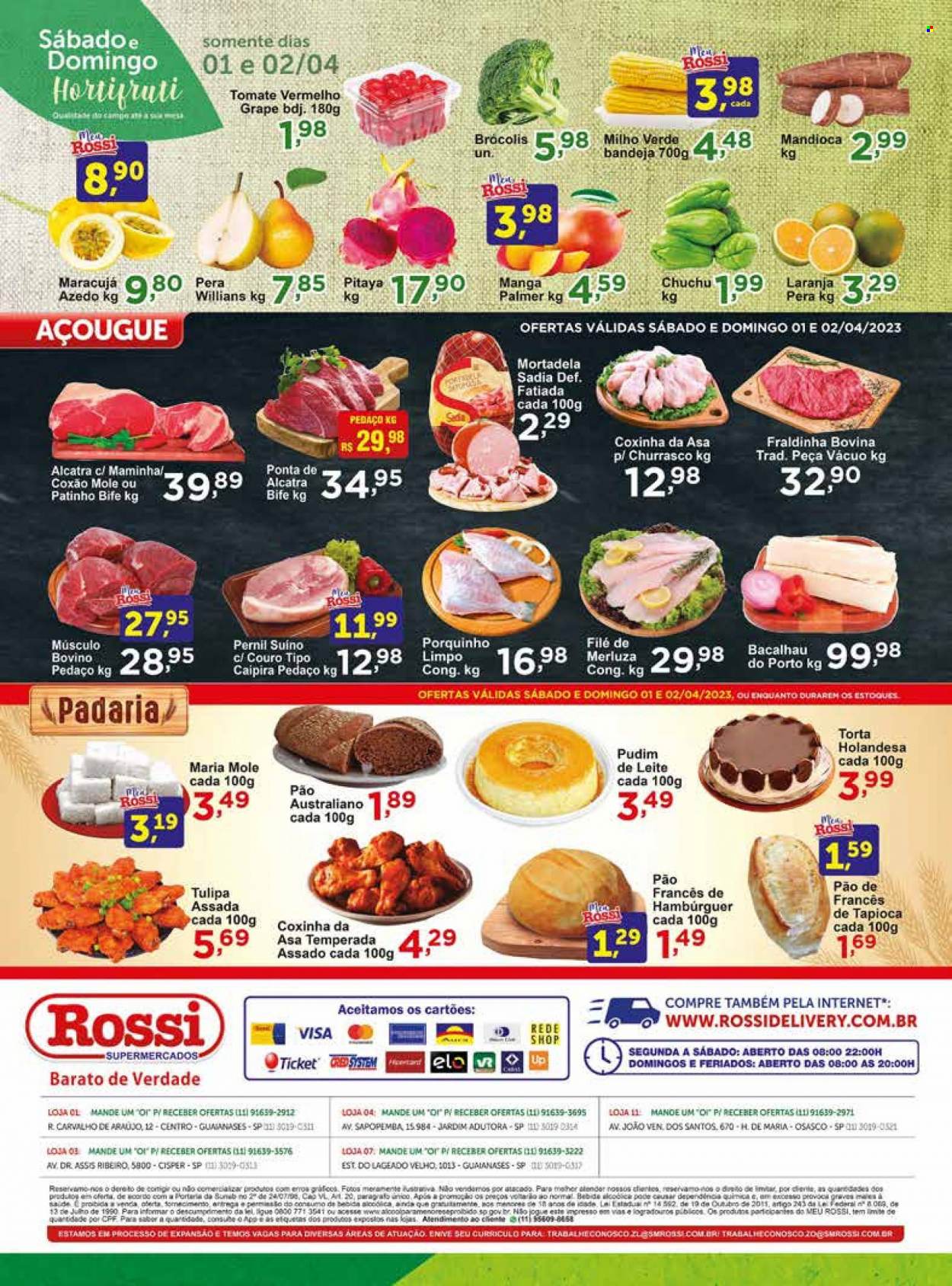 Encarte Rossi Supermercados  - 01.04.2023 - 02.04.2023.