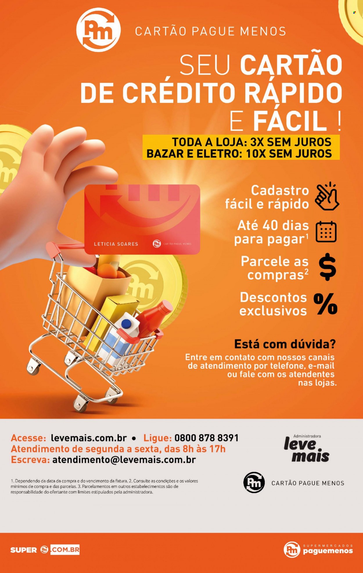 Encarte Supermercados Pague Menos  - 16.05.2023 - 31.05.2023.