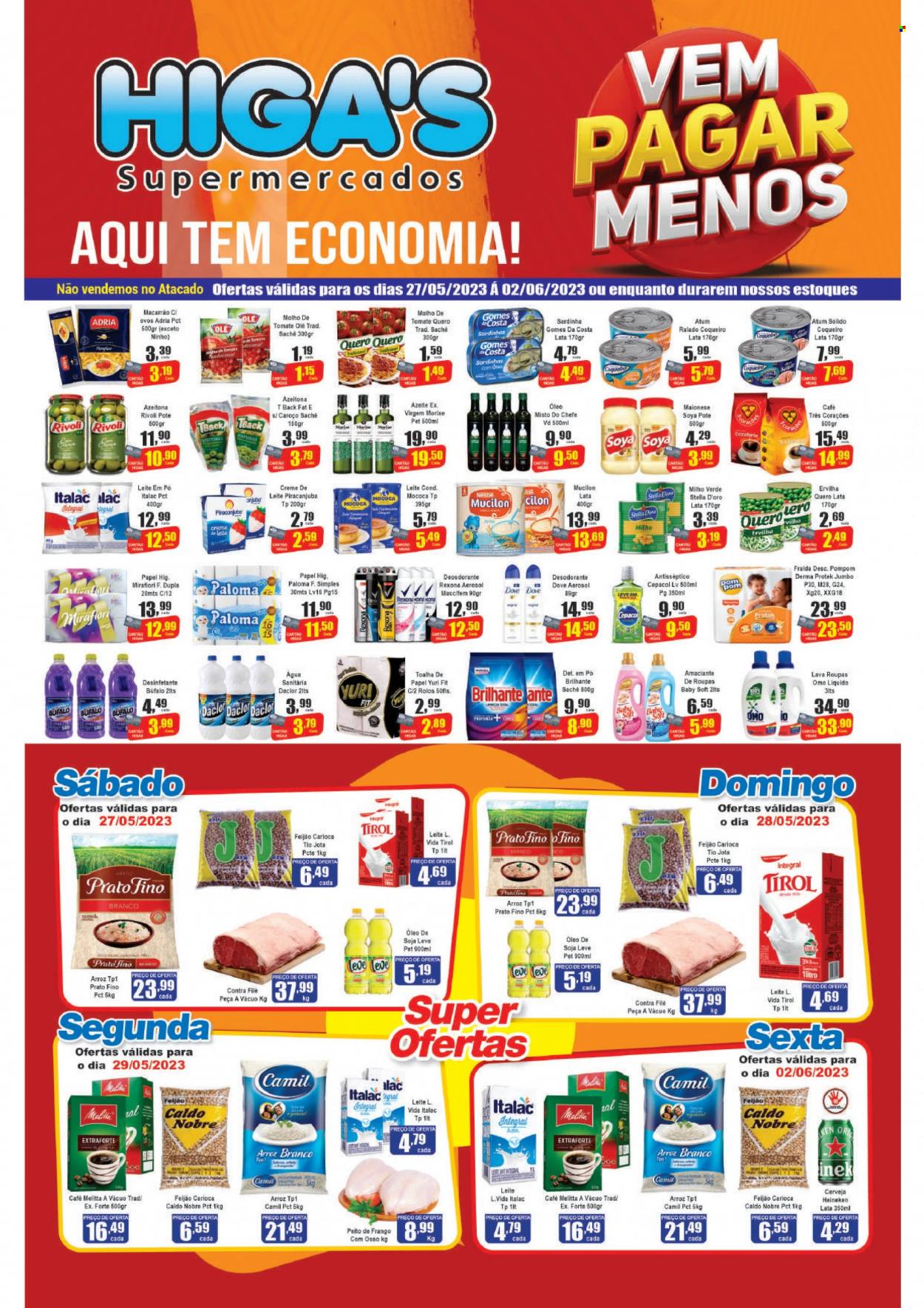 Encarte Supermercado Higas  - 27.05.2023 - 02.06.2023.