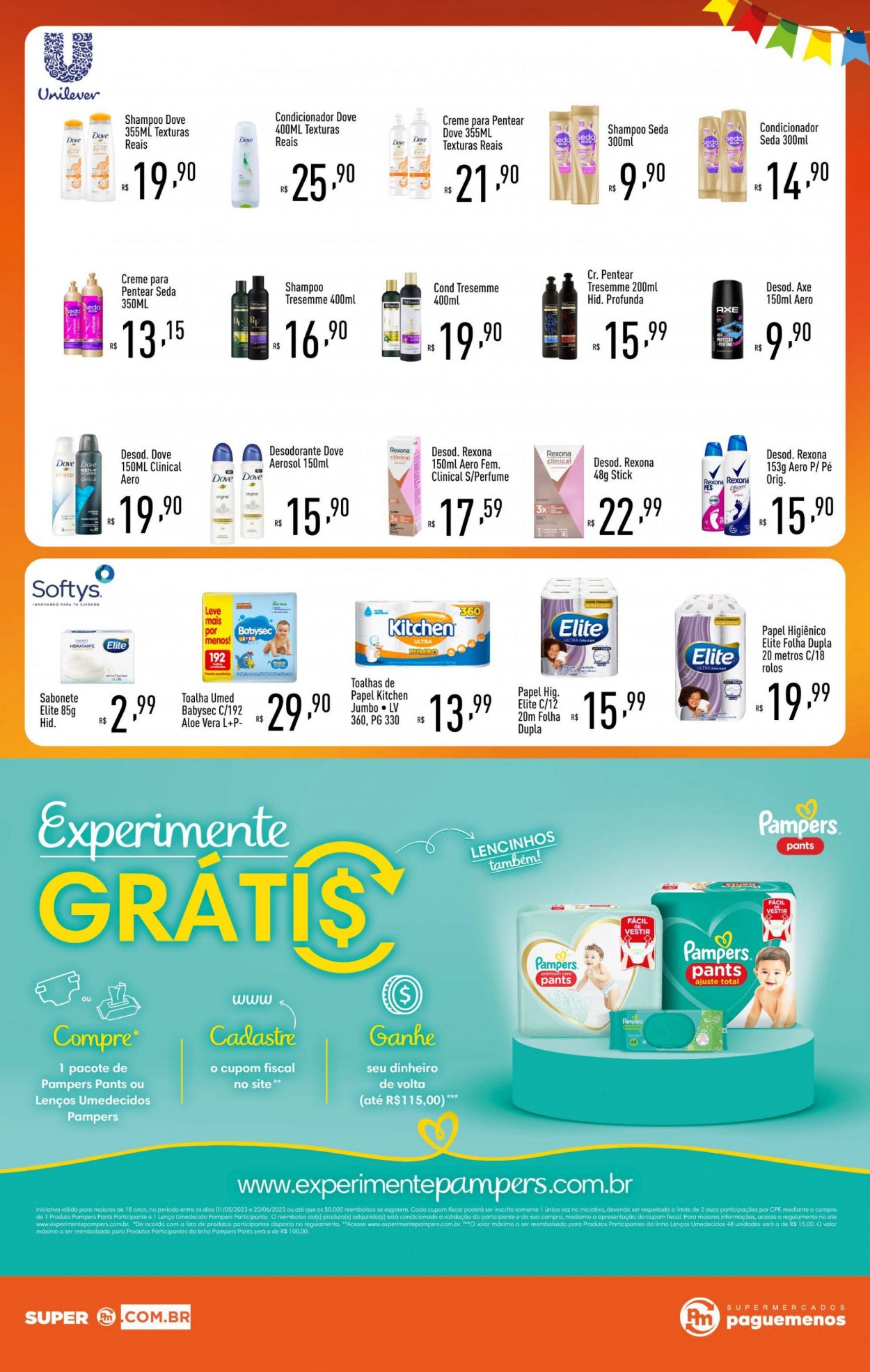 Encarte Supermercados Pague Menos  - 01.06.2023 - 12.06.2023.