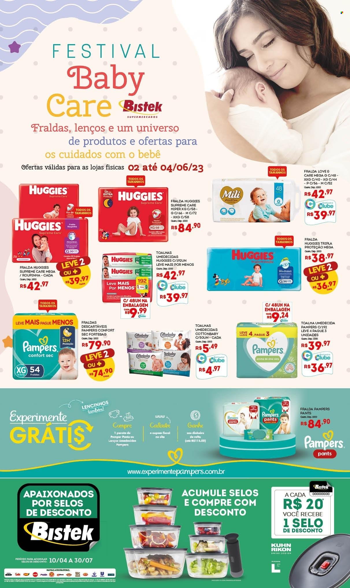 Encarte Bistek Supermercados  - 02.06.2023 - 04.06.2023.