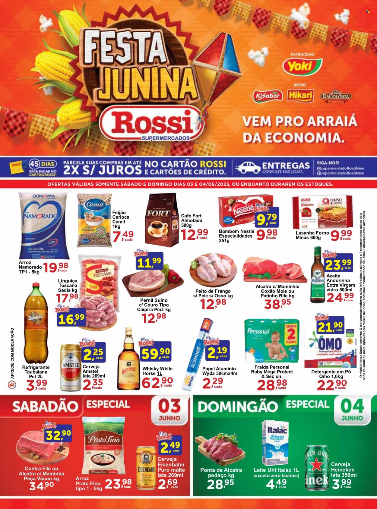 Encarte Rossi Supermercados  - 03.06.2023 - 04.06.2023.