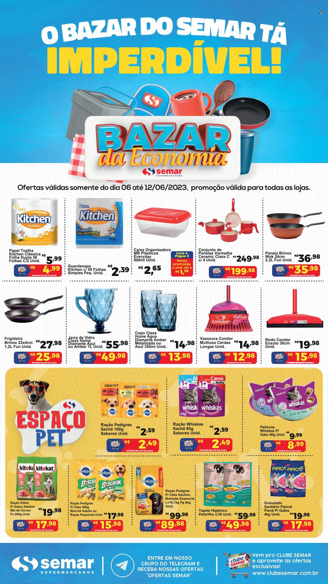 Encarte Semar Supermercados  - 06.06.2023 - 12.06.2023.