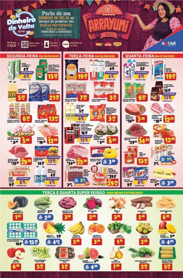 Encarte Ayumi Supermercados  - 05.06.2023 - 07.06.2023.