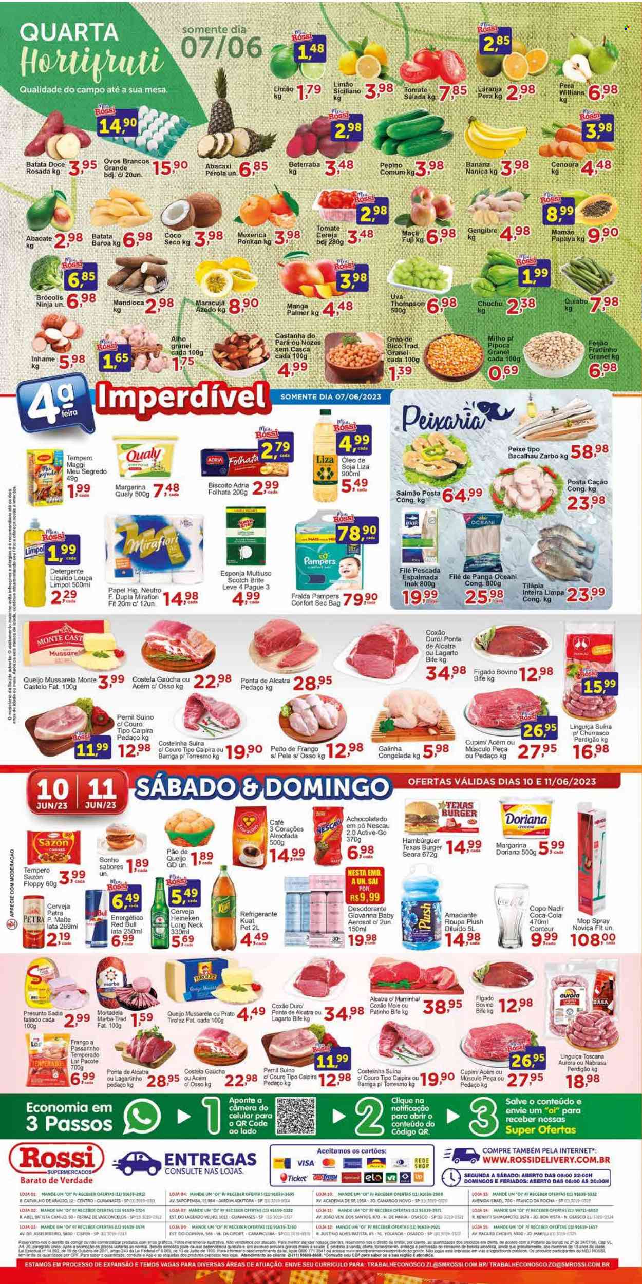 Encarte Rossi Supermercados  - 07.06.2023 - 13.06.2023.