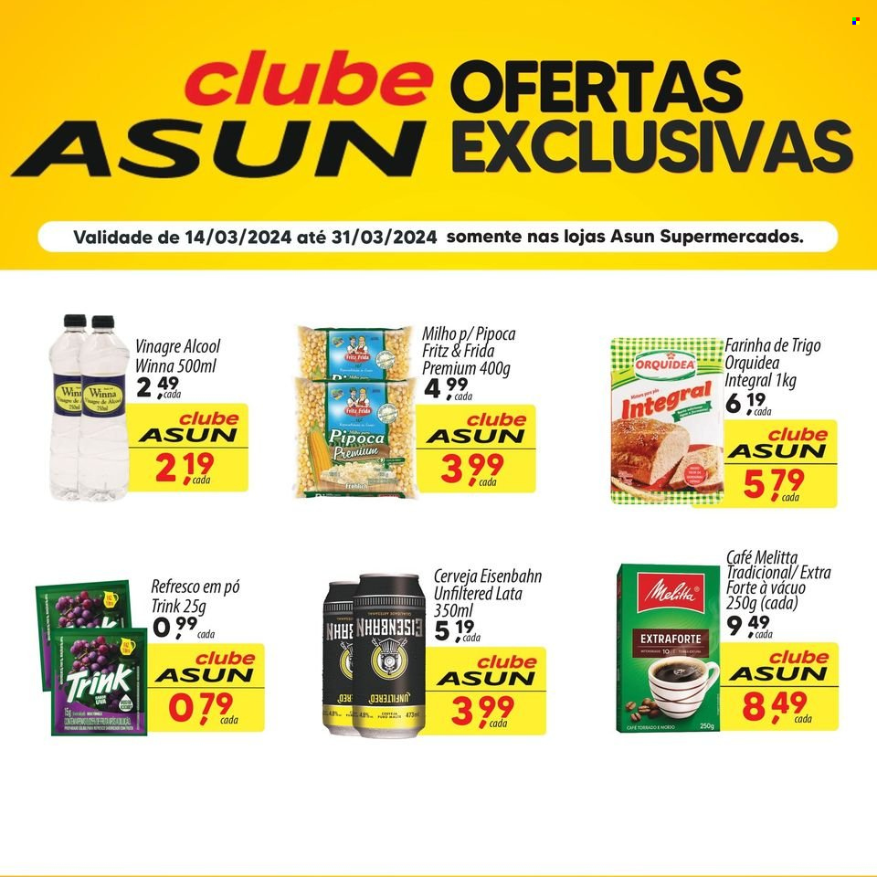 Encarte Asun Supermercados  - 14.03.2024 - 31.03.2024.