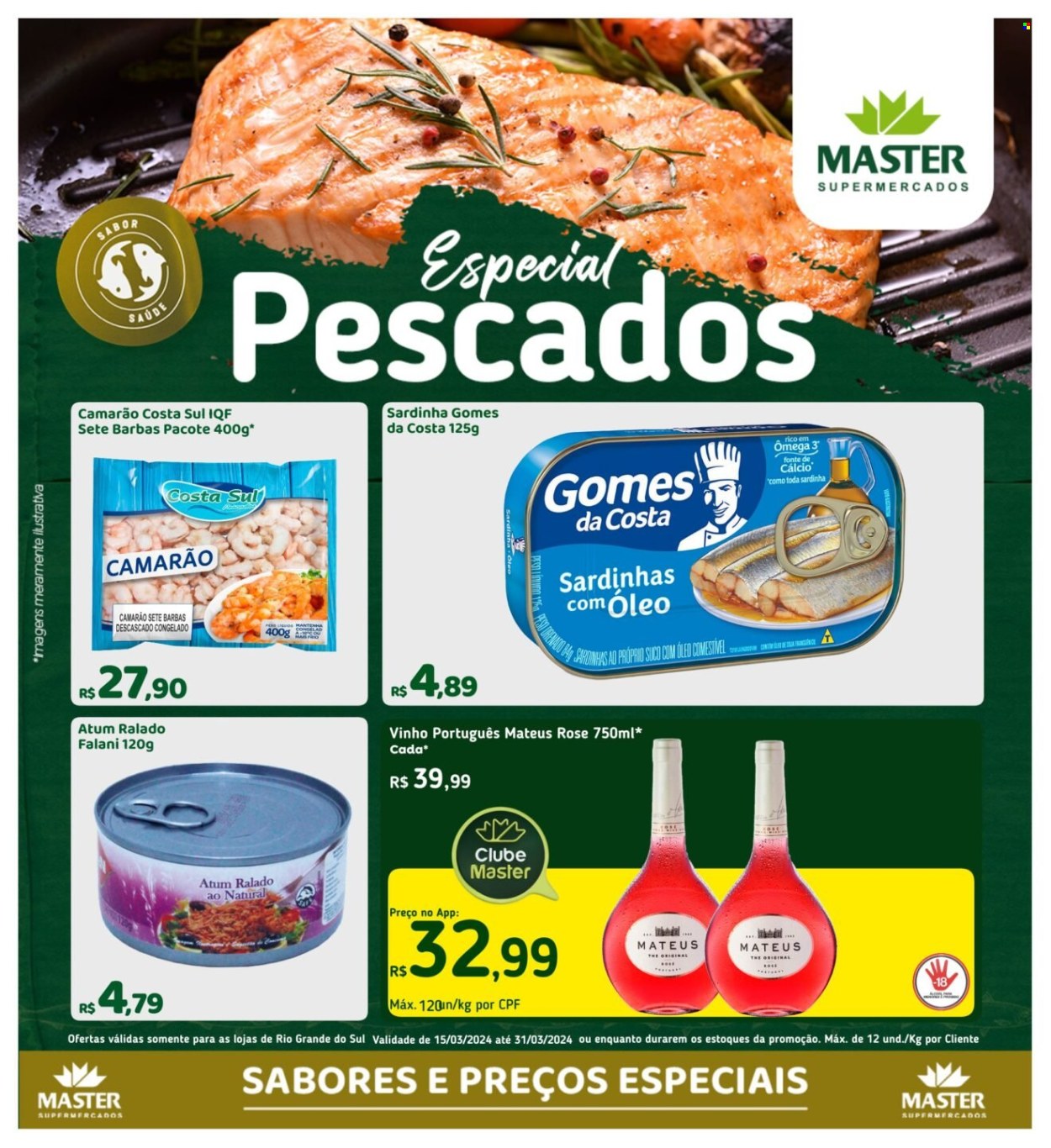 Encarte Master Supermercados  - 15.03.2024 - 31.03.2024.