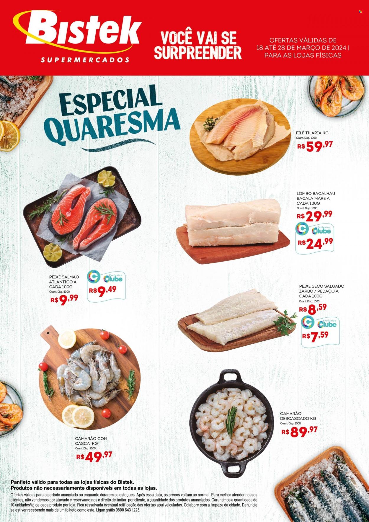 Encarte Bistek Supermercados  - 18.03.2024 - 28.03.2024.