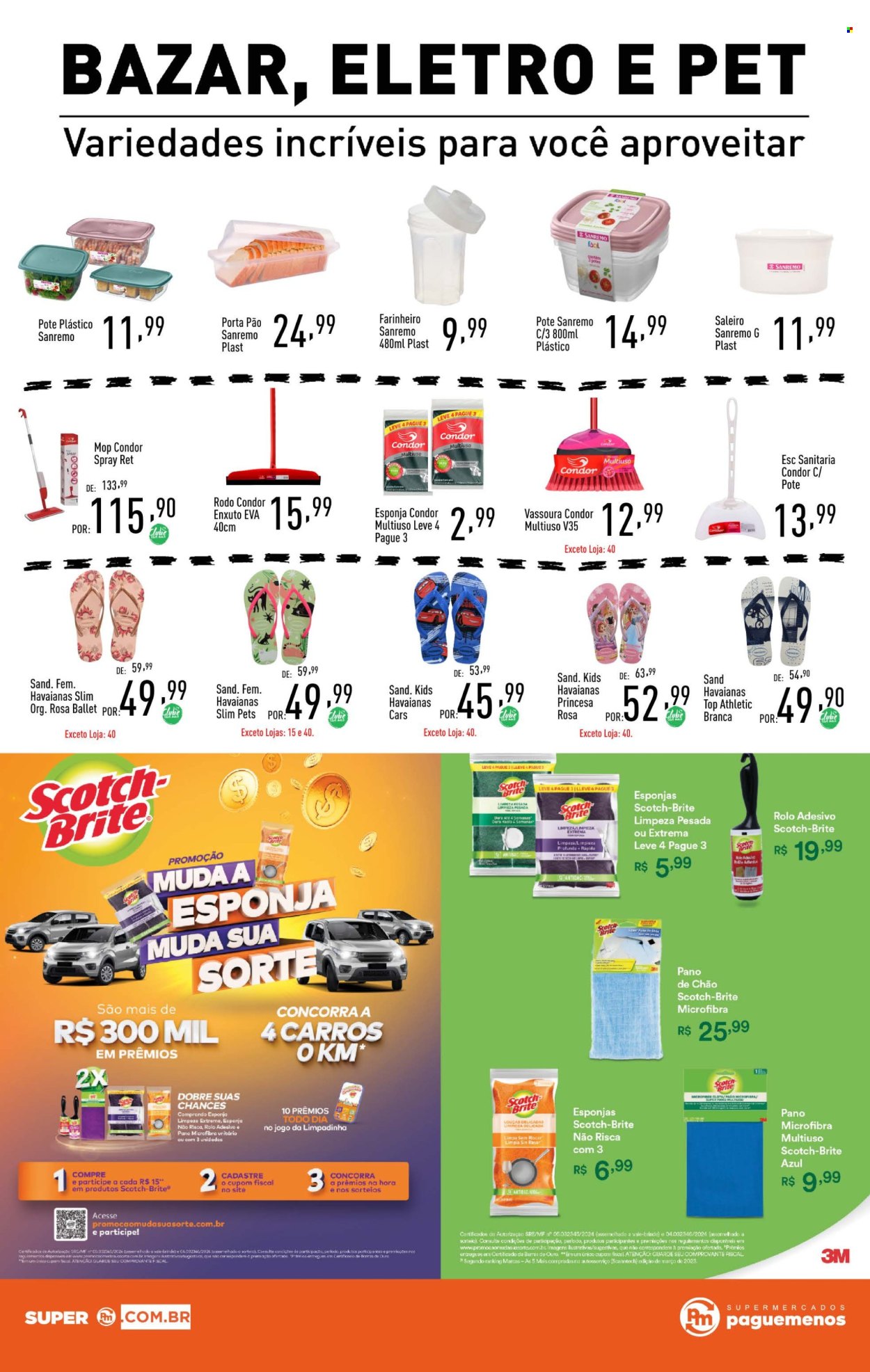 Encarte Supermercados Pague Menos  - 20.03.2024 - 31.03.2024.