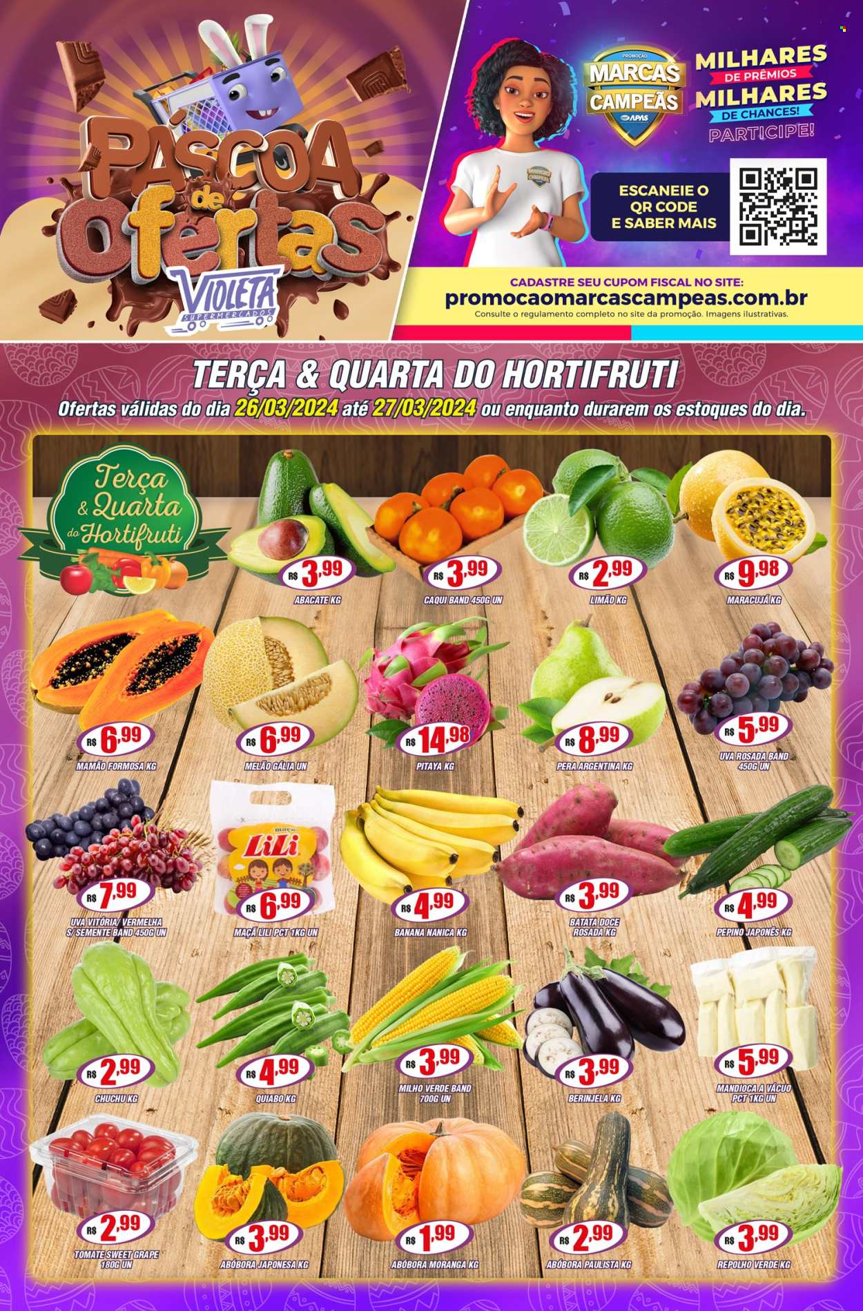 Encarte Supermercado Violeta  - 26.03.2024 - 29.03.2024.