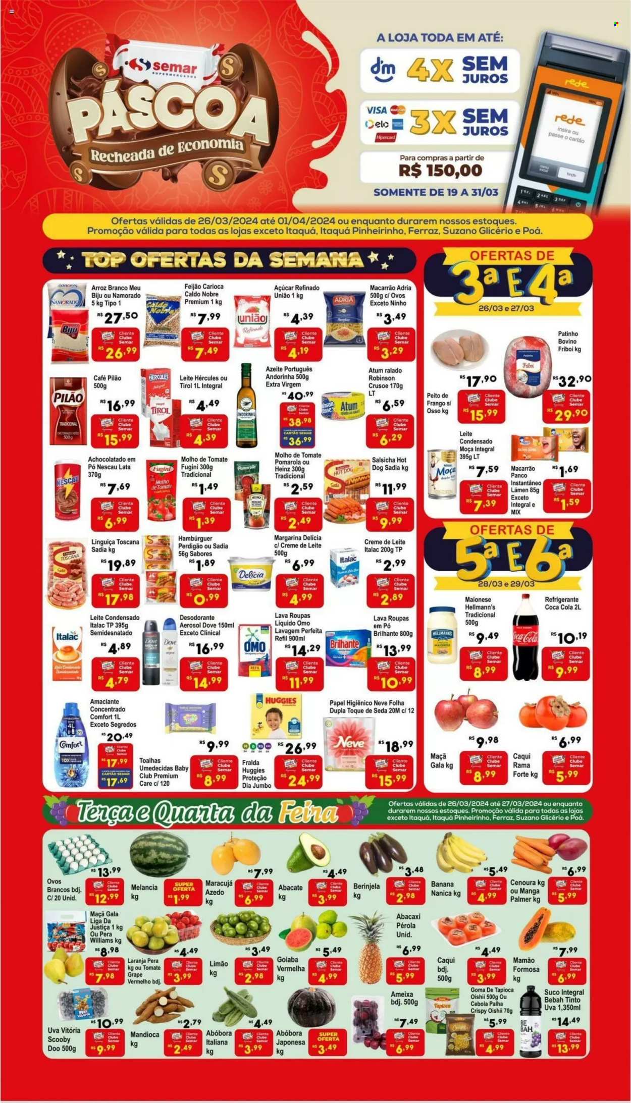 Encarte Semar Supermercados  - 26.03.2024 - 01.04.2024.