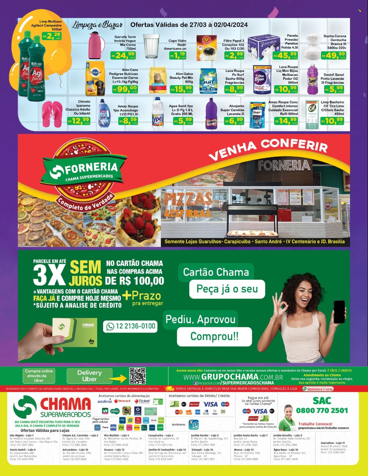 Encarte Chama Supermercados  - 27.03.2024 - 02.04.2024.