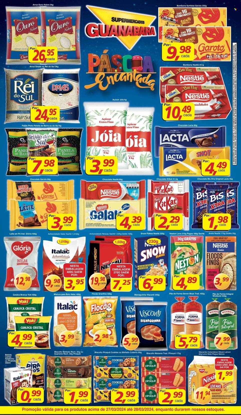 Encarte Supermercados Guanabara  - 27.03.2024 - 28.03.2024.