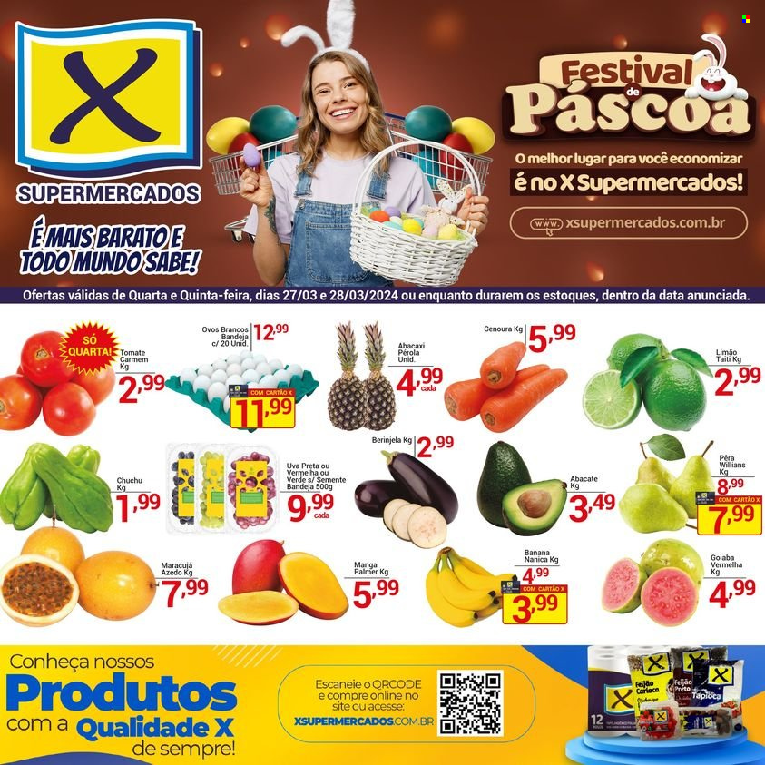 Encarte X Supermercados  - 27.03.2024 - 28.03.2024.