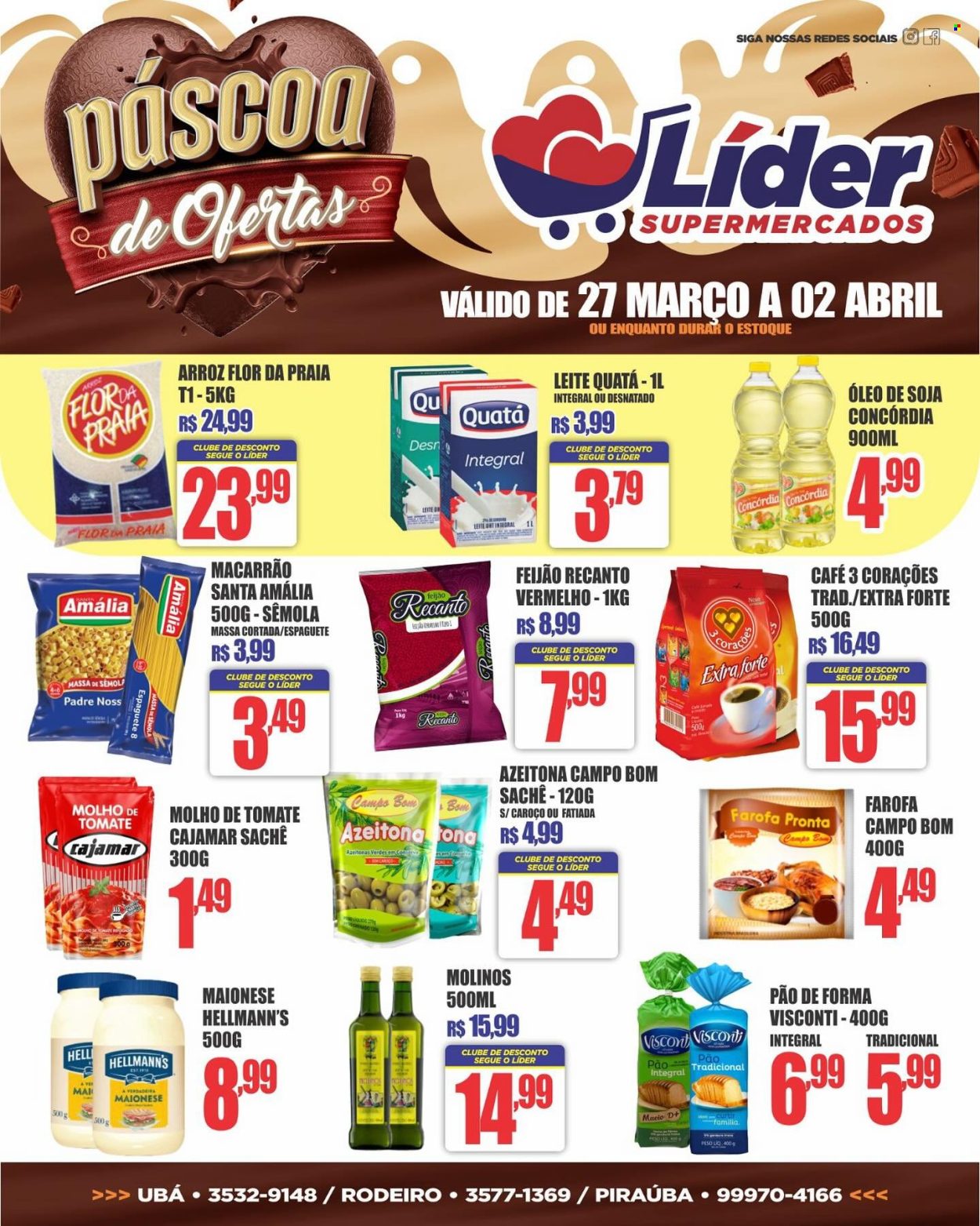 Encarte Líder Supermercados  - 27.03.2024 - 02.04.2024.