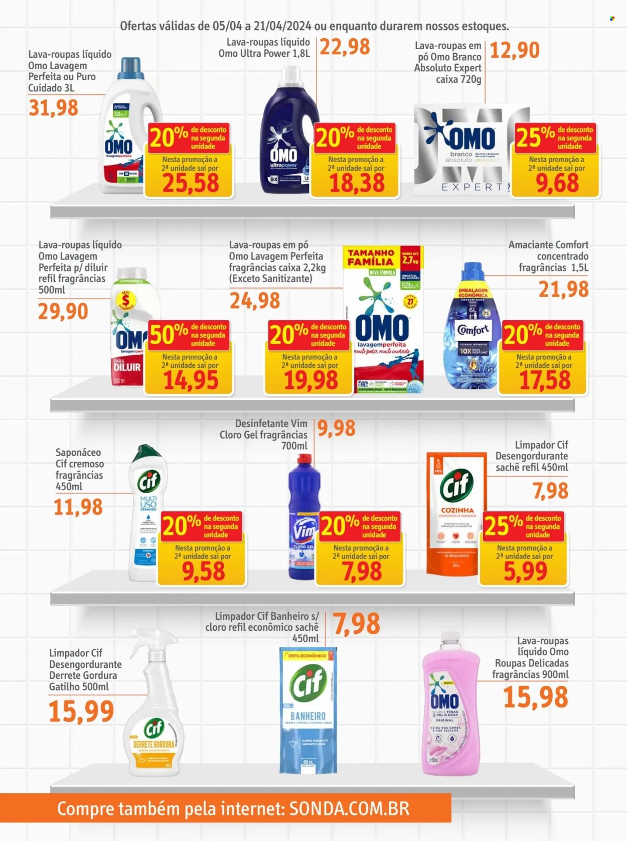 Encarte Sonda Supermercados  - 05.04.2024 - 21.04.2024.