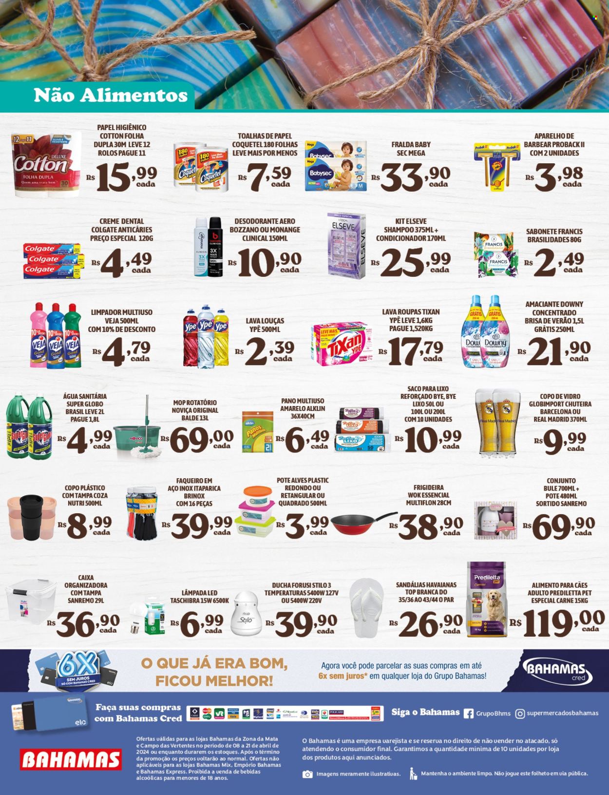 Encarte Bahamas Supermercados  - 08.04.2024 - 21.04.2024.