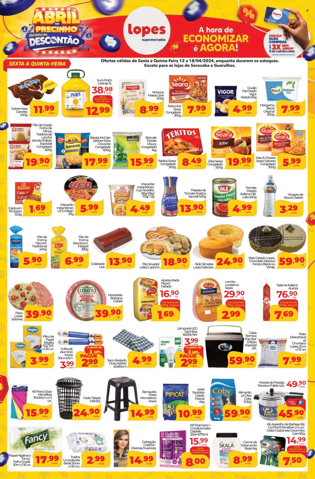 Encarte Lopes Supermercados  - 12.04.2024 - 18.04.2024.