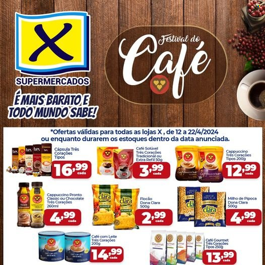 Encarte X Supermercados  - 12.04.2024 - 22.04.2024.