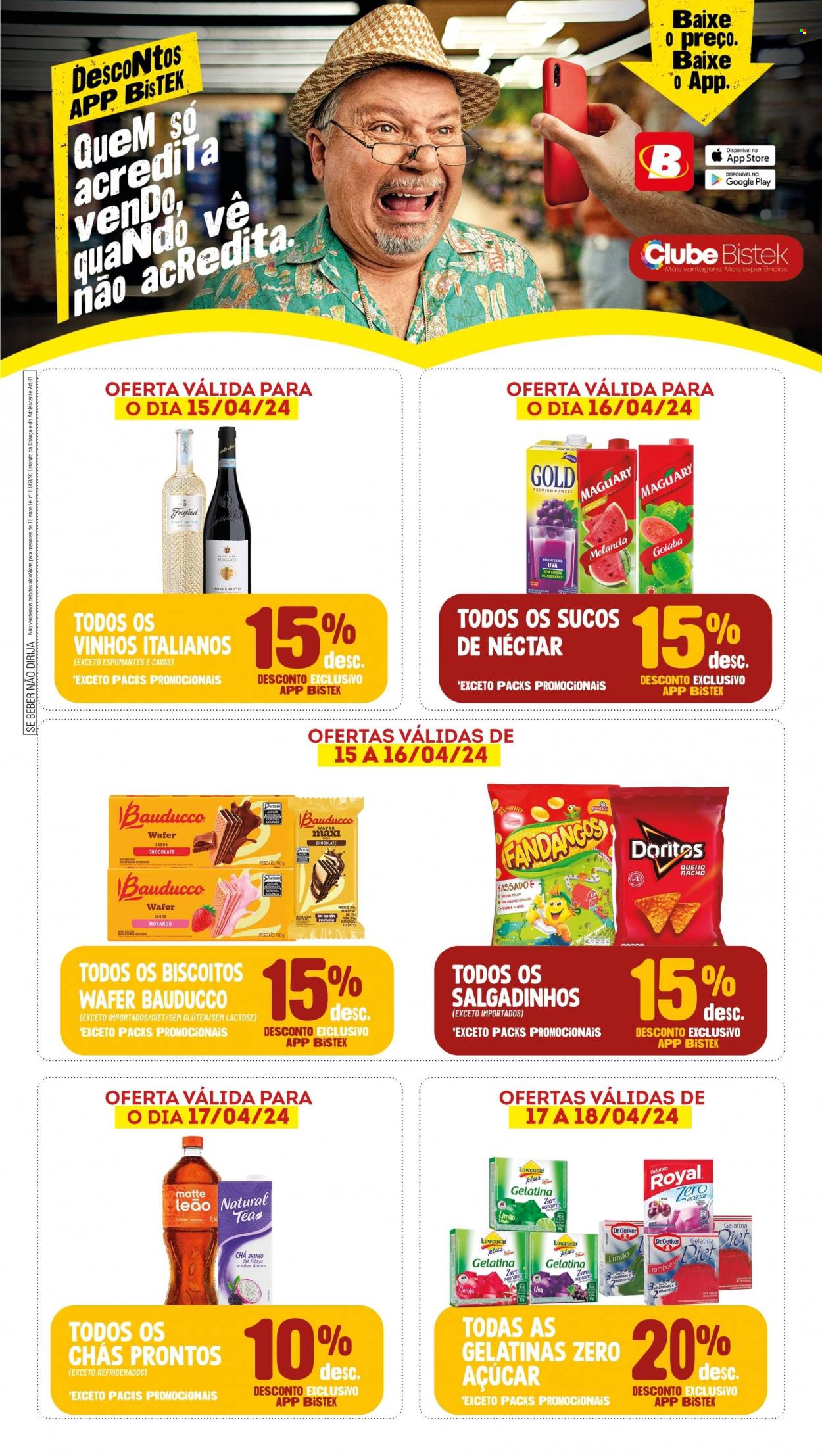 Encarte Bistek Supermercados  - 15.04.2024 - 18.04.2024.
