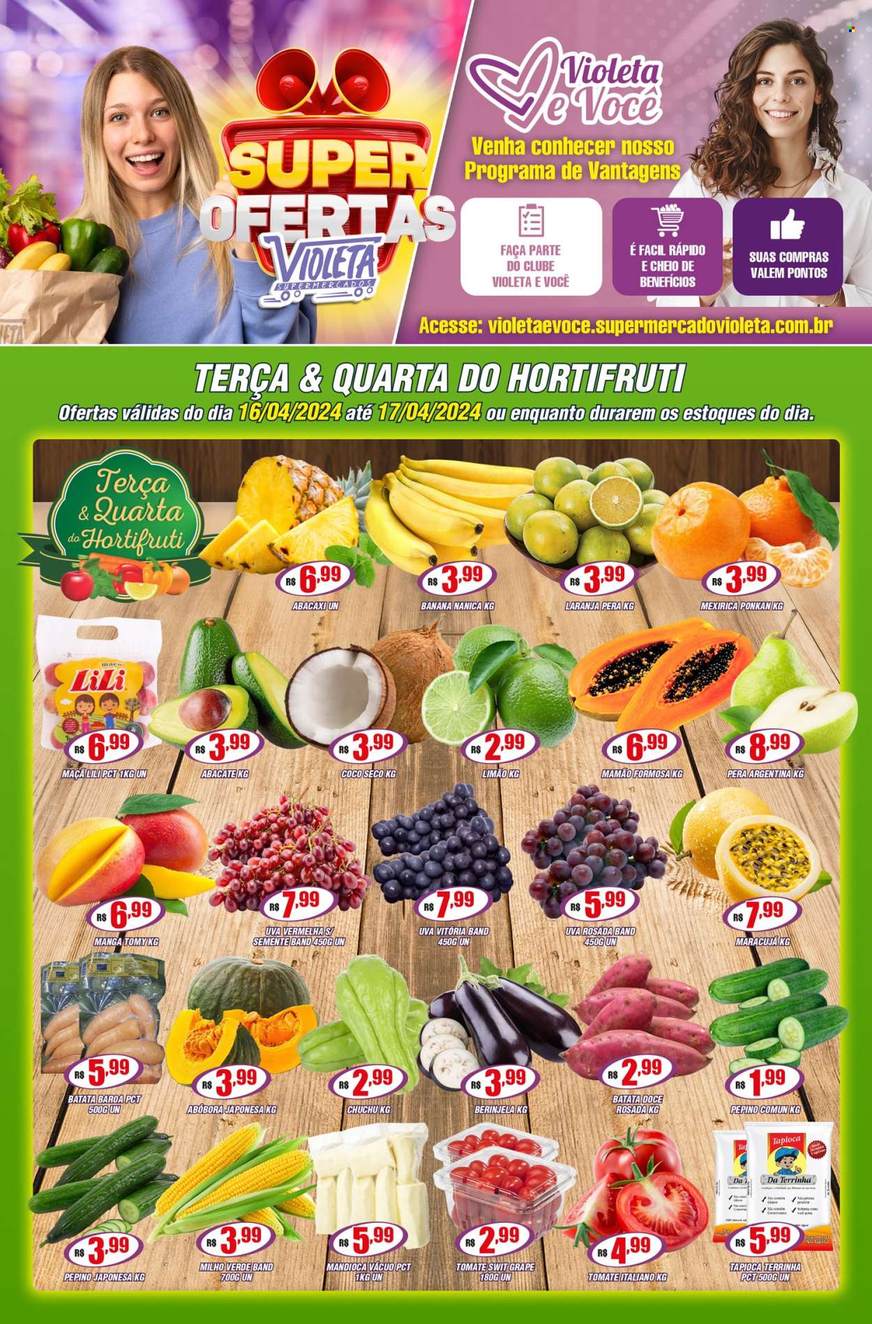 Encarte Supermercado Violeta  - 16.04.2024 - 19.04.2024.