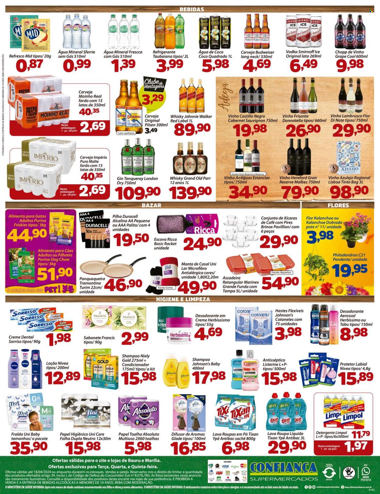 Encarte Confiança Supermercados  - 16.04.2024 - 18.04.2024.