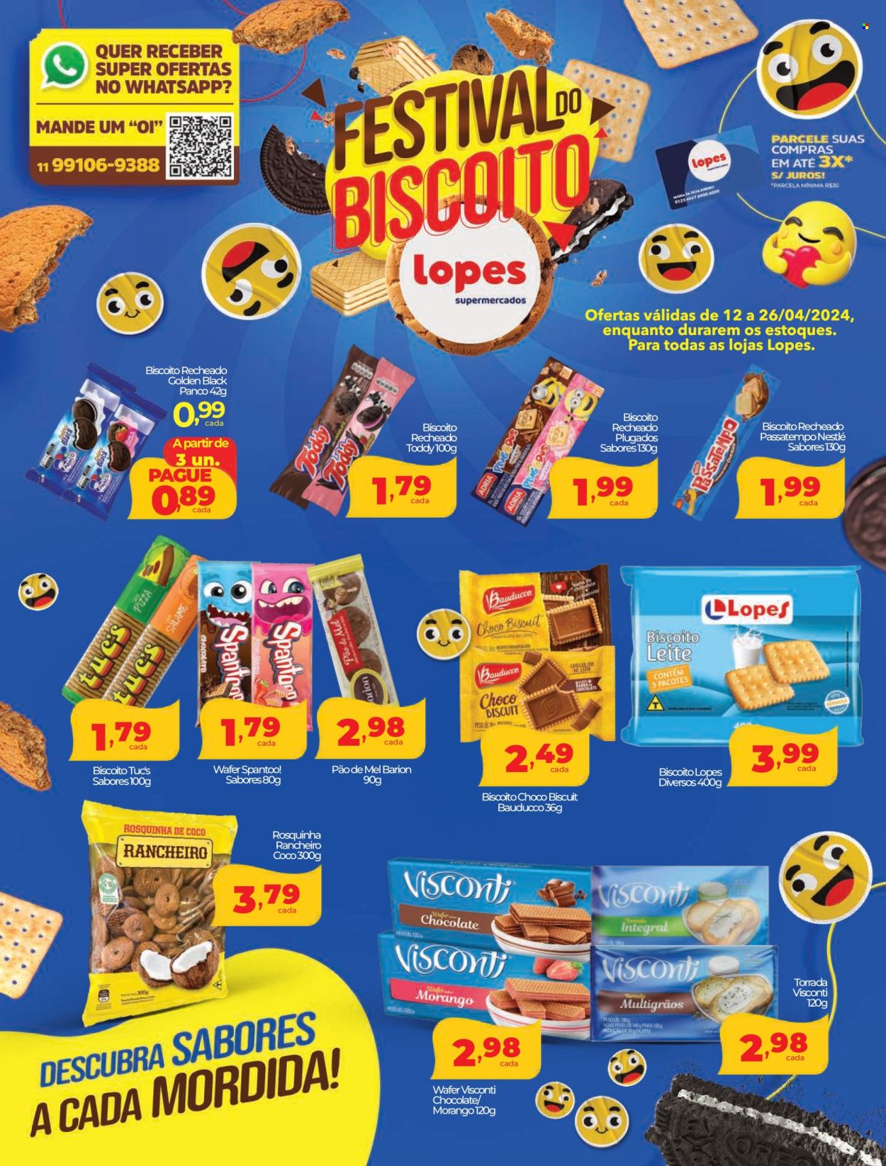 Encarte Lopes Supermercados  - 12.04.2024 - 26.04.2024.