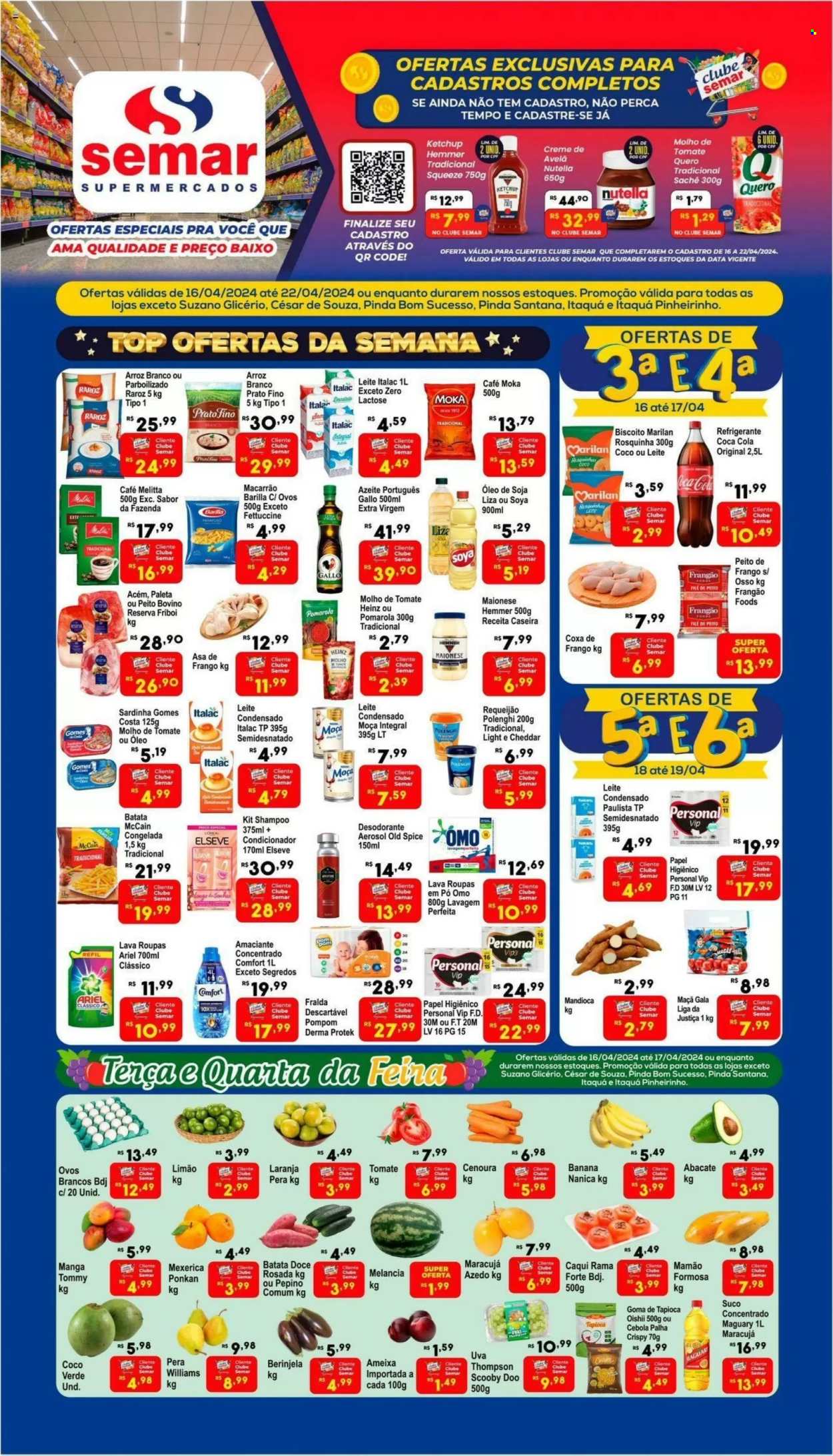 Encarte Semar Supermercados  - 16.04.2024 - 22.04.2024.