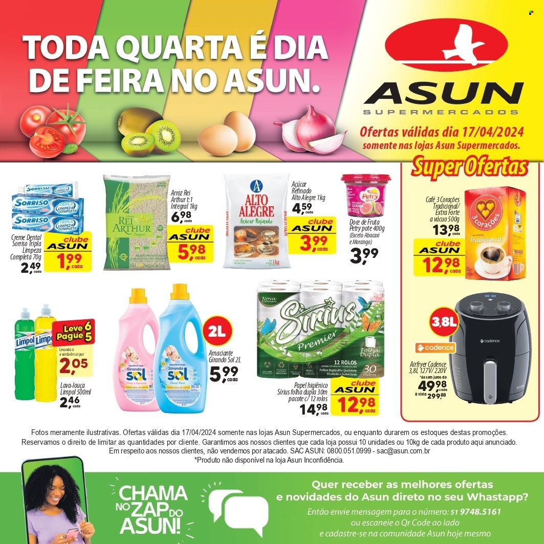 Encarte Asun Supermercados  - 17.04.2024 - 17.04.2024.