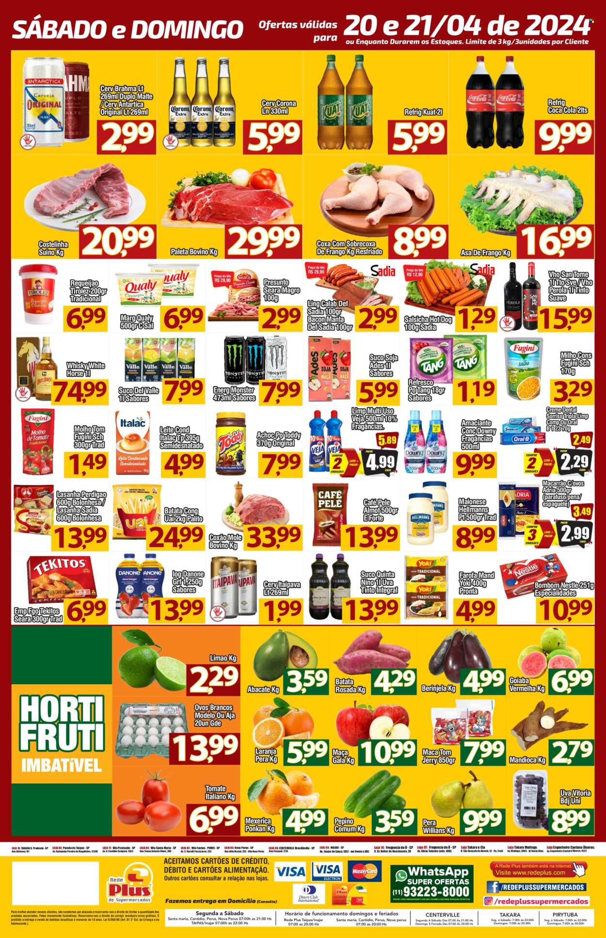 Encarte Rede Plus Supermercados  - 17.04.2024 - 21.04.2024.
