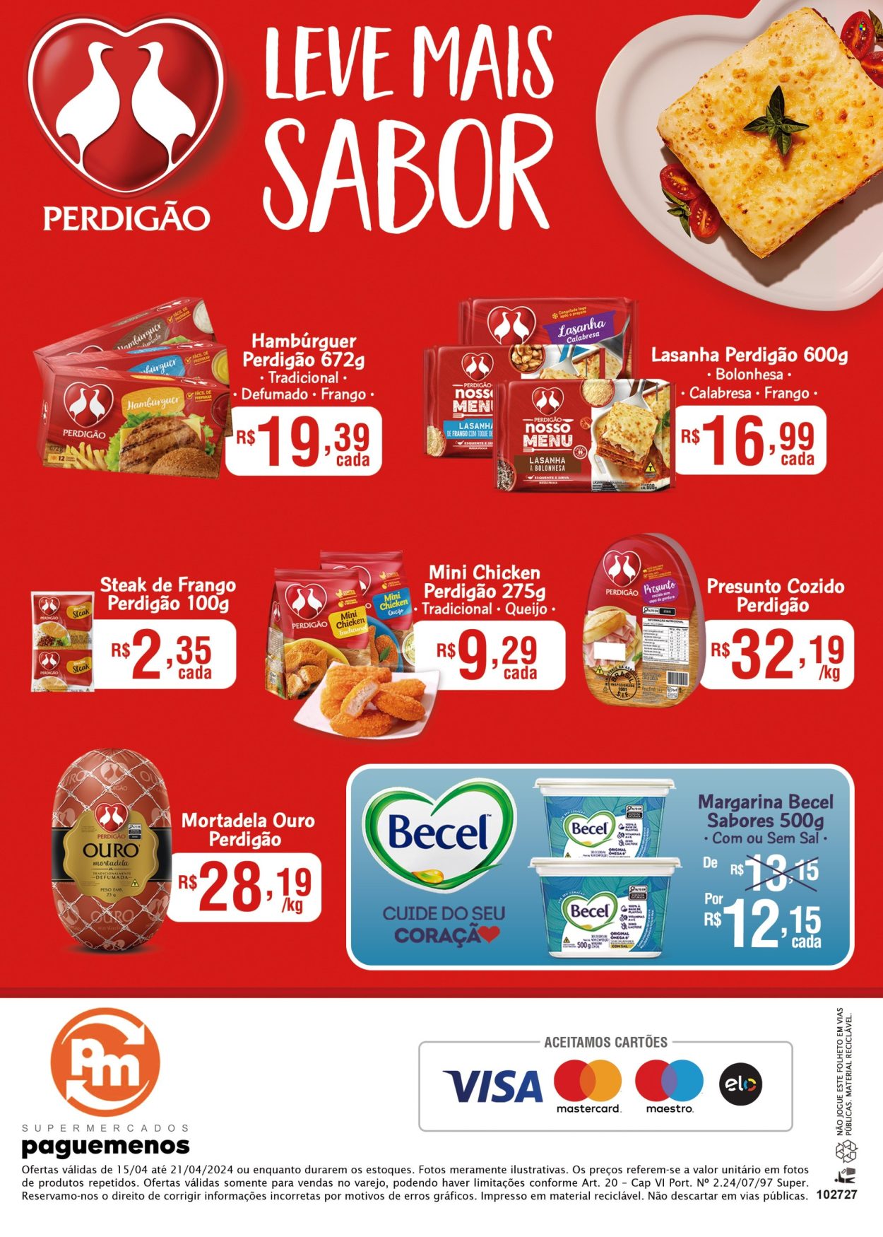 Encarte Supermercados Pague Menos  - 15.04.2024 - 21.04.2024.