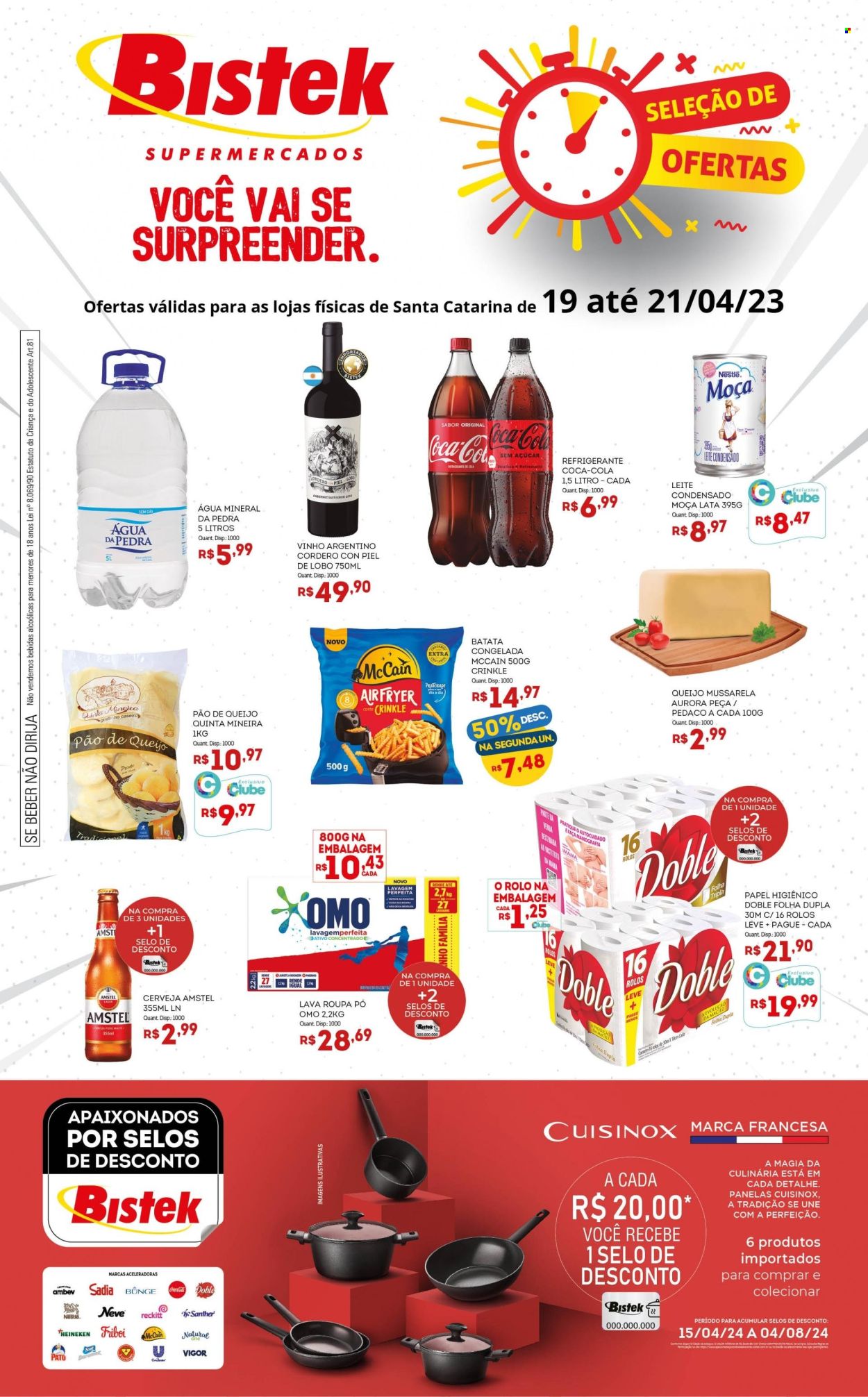 Encarte Bistek Supermercados  - 19.04.2024 - 21.04.2024.