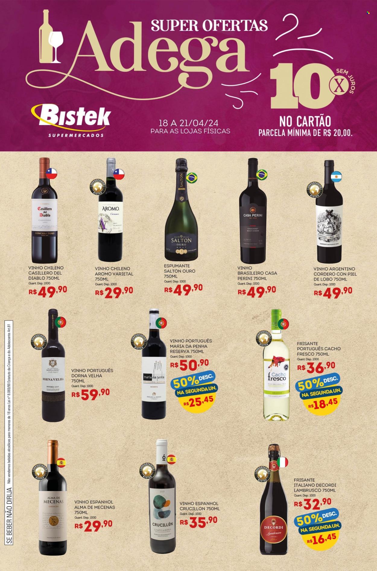Encarte Bistek Supermercados  - 18.04.2024 - 21.04.2024.