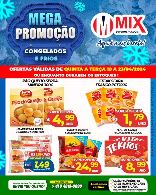 Encarte Mix Supermercados  - 18.04.2024 - 23.04.2024.