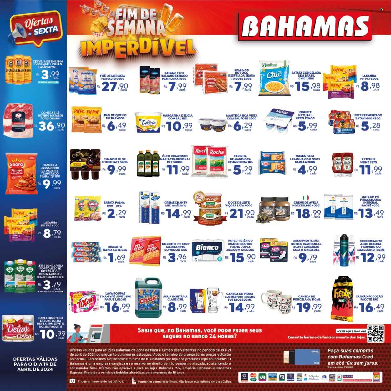 Encarte Bahamas Supermercados  - 19.04.2024 - 21.04.2024.