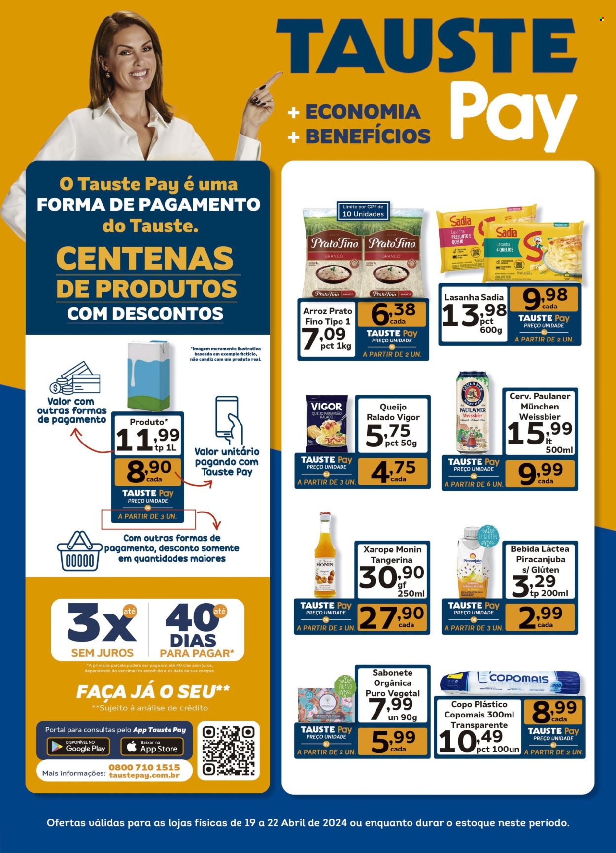 Encarte Tauste Supermercados  - 19.04.2024 - 22.04.2024.
