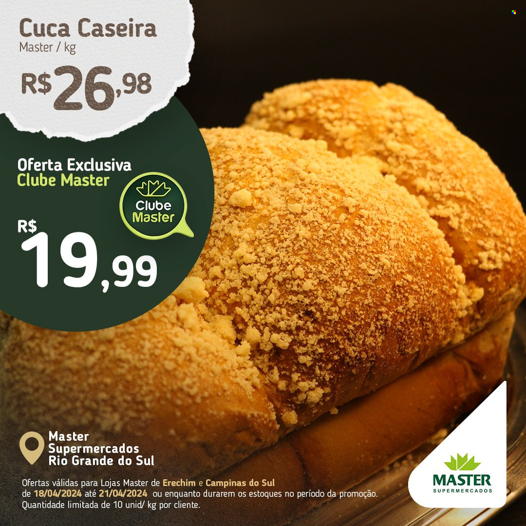 Encarte Master Supermercados  - 18.04.2024 - 21.04.2024.