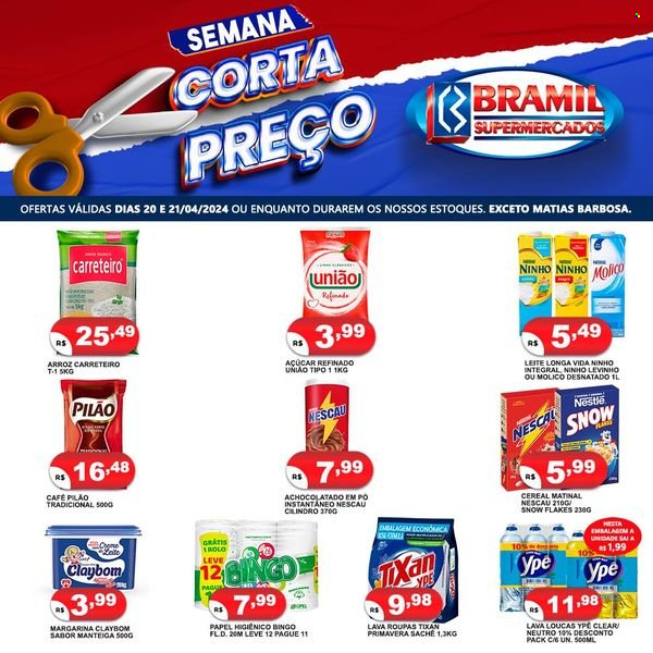 Encarte Bramil Supermercados  - 20.04.2024 - 21.04.2024.