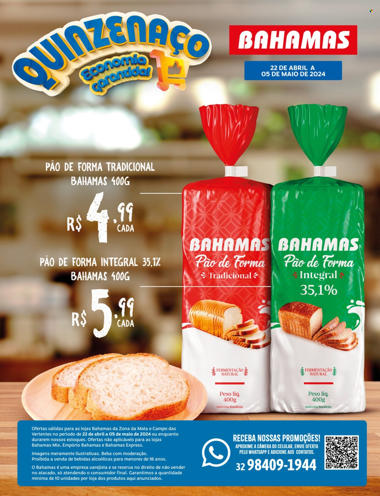 Encarte Bahamas Supermercados  - 22.04.2024 - 05.05.2024.